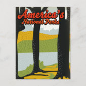 Carte Postale Parcs nationaux d'Amérique (Devant)
