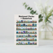 Carte Postale Parcs nationaux des États-Unis d'Amérique USA (Debout devant)