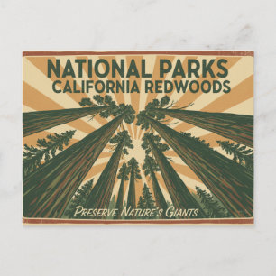 Carte Postale Parcs Nationaux des Séquoias de Californie Voyage