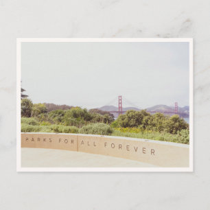 Carte Postale Parcs pour tous pour toujours Presidio San Francis