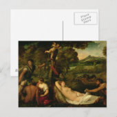 Carte Postale Pardo Venus ou Jupiter et Antiope (Devant / Derrière)