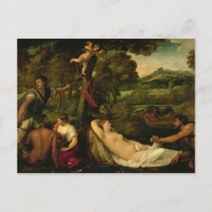 Carte Postale Pardo Venus ou Jupiter et Antiope