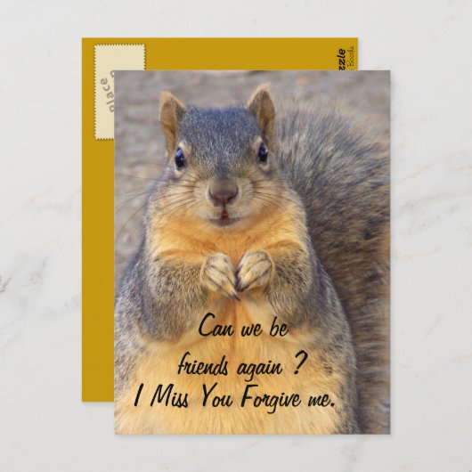 Carte Postale Pardonne-moi_ (Devant / Derrière)