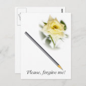 Carte Postale Pardonne-moi, s'il te plaît. (Devant / Derrière)