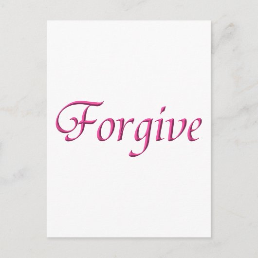 Carte Postale Pardonner (Devant)