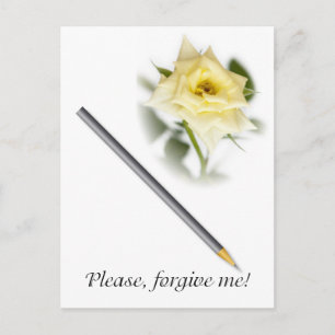 Carte Postale Pardonnez-moi, je vous prie