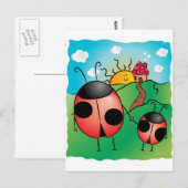 Carte Postale Parent et enfant ! (Devant / Derrière)