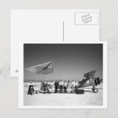 Carte Postale Paresev 1-A et plan de remorquage avec équipage et (Devant / Derrière)