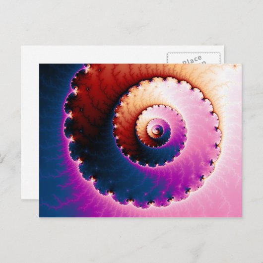 Carte Postale Parfait - Art Fractal (Devant / Derrière)