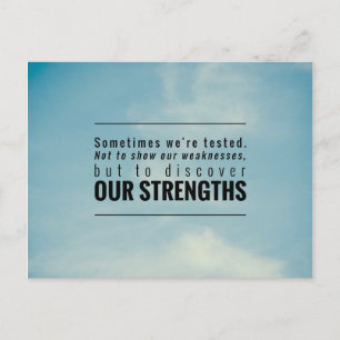 Carte Postale Parfois Nous Sommes Testés