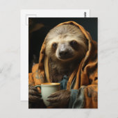 Carte Postale Parfum Adorable Avec Café (Devant / Derrière)