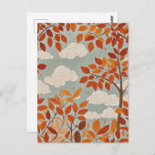 Carte Postale Parfum automnal (Devant / Derrière)