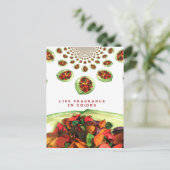 Carte Postale Parfum de vie : Potpourri message inspirant (Debout devant)