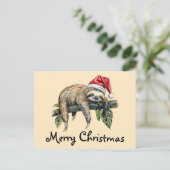 Carte Postale Parfum détendu avec un casquette de Noël 1 (Debout devant)