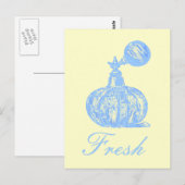 Carte Postale Parfum frais (Devant / Derrière)