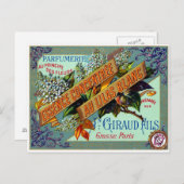 Carte Postale Parfum Lilac blanc français 1915 (Devant / Derrière)