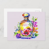 Carte Postale Parfum Mémoires oubliées (Devant / Derrière)