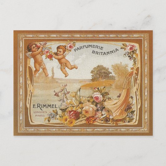 Carte Postale Parfumerie Britannia Vintage Ad (Devant)