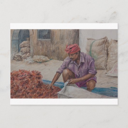 Carte Postale Parfums de l'entrepôt d'épices (Devant)