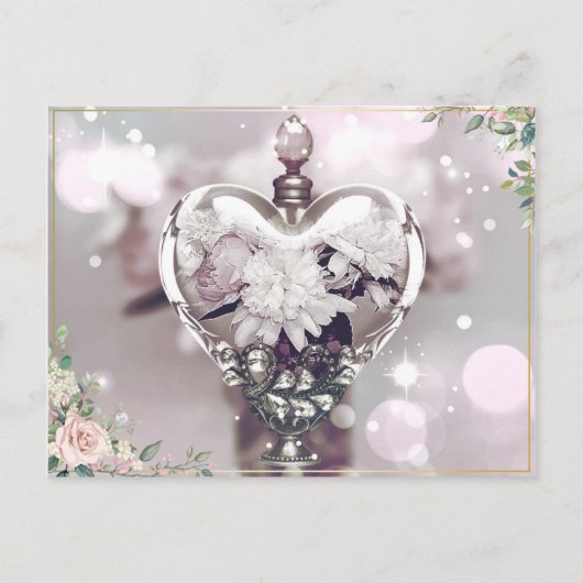 Carte postale Parfums et pivoines (Devant)