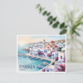 Carte Postale Parikia, Paros, Grèce (Debout devant)