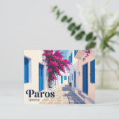 Carte Postale Parikia, Paros Grèce (Debout devant)