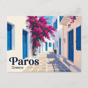 Carte Postale Parikia, Paros Grèce