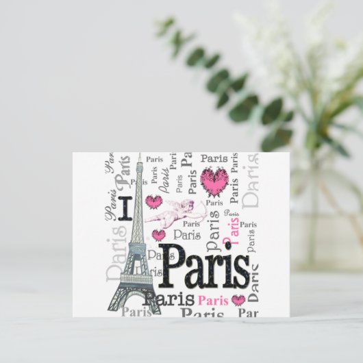 Carte Postale Paris (Debout devant)