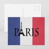 Carte Postale Paris (Devant / Derrière)