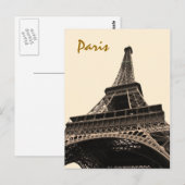 Carte Postale Paris (Devant / Derrière)