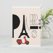 CARTE POSTALE PARIS (Debout devant)
