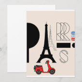 CARTE POSTALE PARIS (Devant / Derrière)