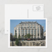 Carte Postale Paris (Devant / Derrière)