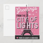 Carte Postale Paris (Devant / Derrière)