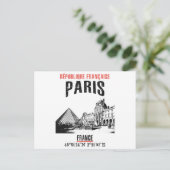 Carte Postale Paris (Debout devant)