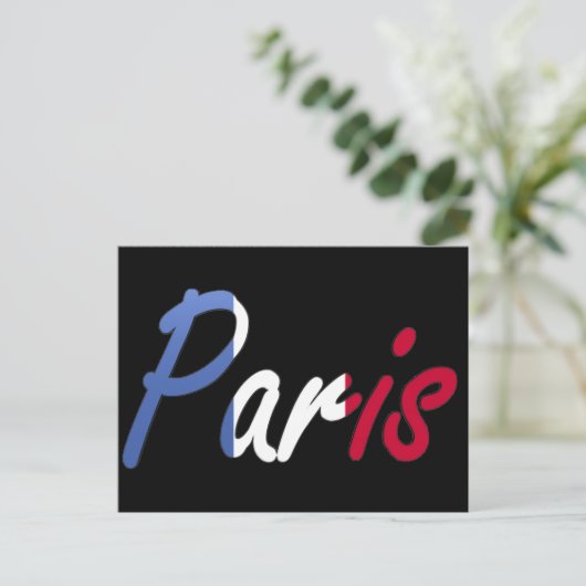 Carte Postale Paris (Debout devant)