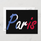 Carte Postale Paris (Devant / Derrière)