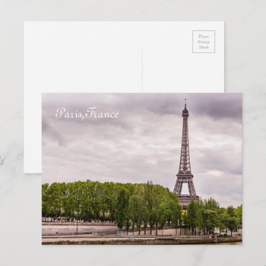 Carte postale Paris (Devant / Derrière)