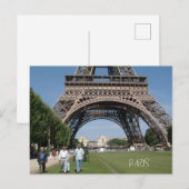 Carte postale Paris (Devant / Derrière)