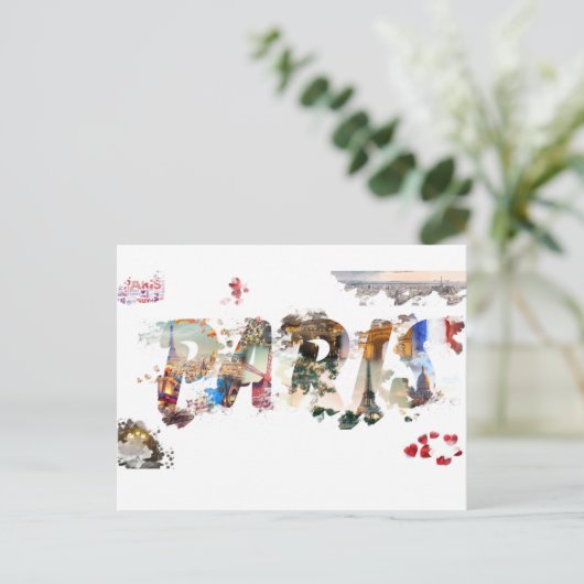 Carte Postale PARIS (Debout devant)