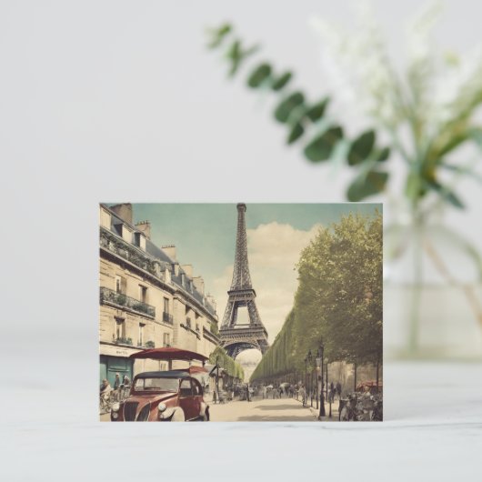 Carte postale Paris (Debout devant)