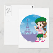 Carte Postale Paris (Devant / Derrière)