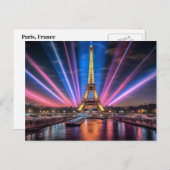 Carte postale Paris (Devant / Derrière)