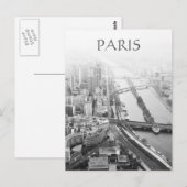 Carte Postale Paris (Devant / Derrière)