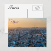Carte Postale Paris (Devant / Derrière)