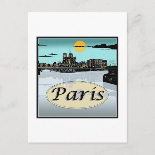 Carte postale Paris (Devant)