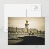 Carte postale Paris (Devant / Derrière)