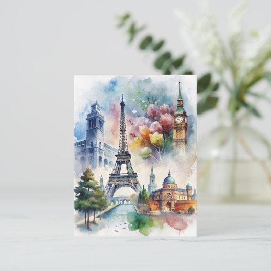 Carte Postale Paris (Debout devant)