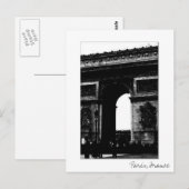 Carte postale Paris (Devant / Derrière)