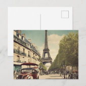 Carte postale Paris (Devant / Derrière)